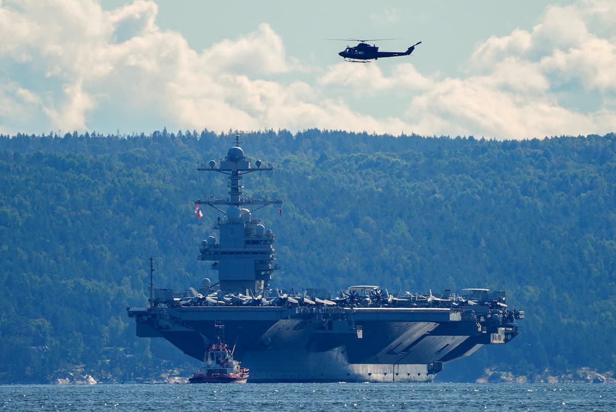 EUA reforçarão presença militar na América do Sul com porta-aviões
