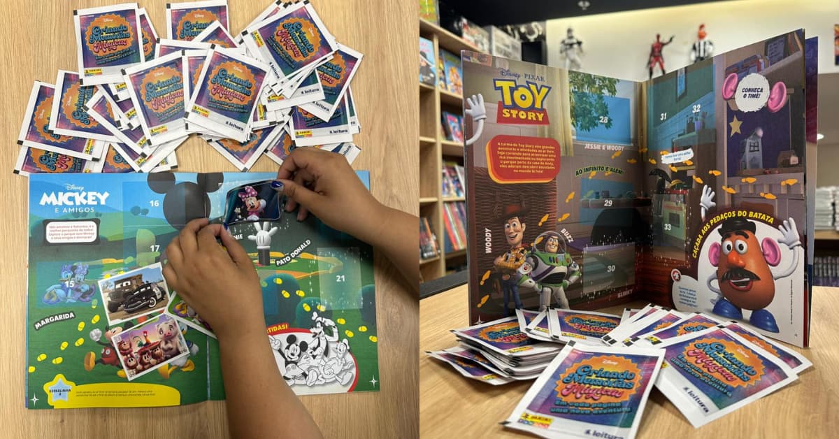 Leitura lança álbum de figurinhas Disney exclusivo para o Dia das Crianças