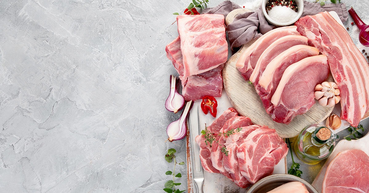 Cortes de carne suína