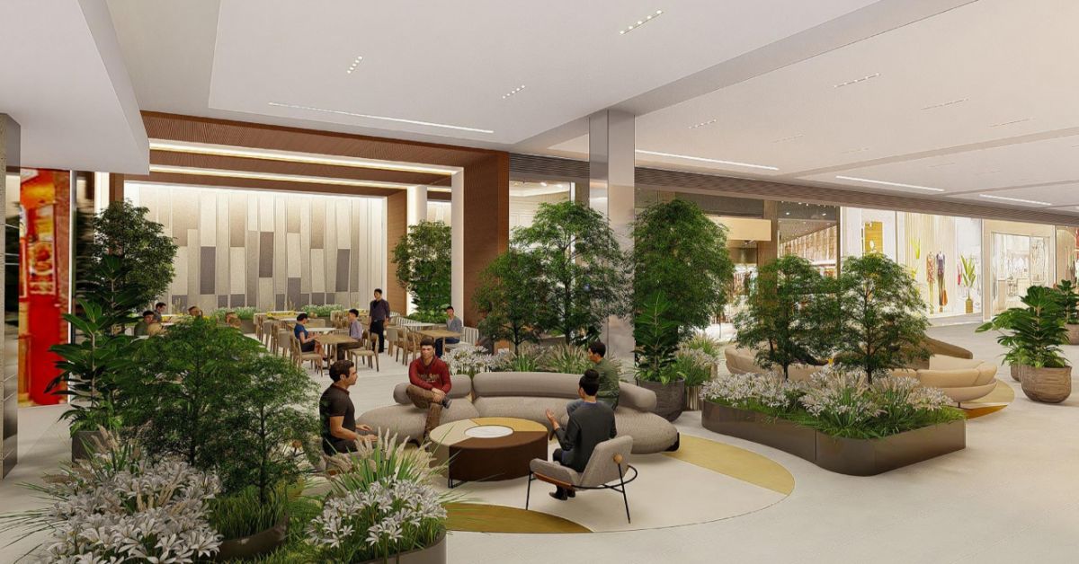 Projeto 3D da sexta expansão do BH Shopping.