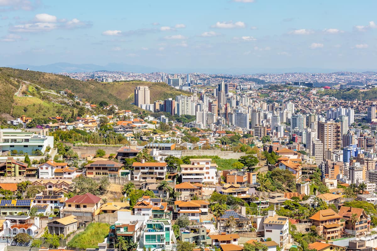 vista aerea belo horizonte predios casas