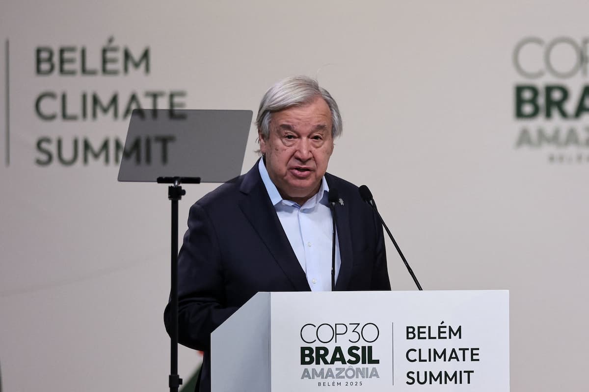 COP30-Secretário-geral da ONU repreende nações por não cumprirem metas climáticas