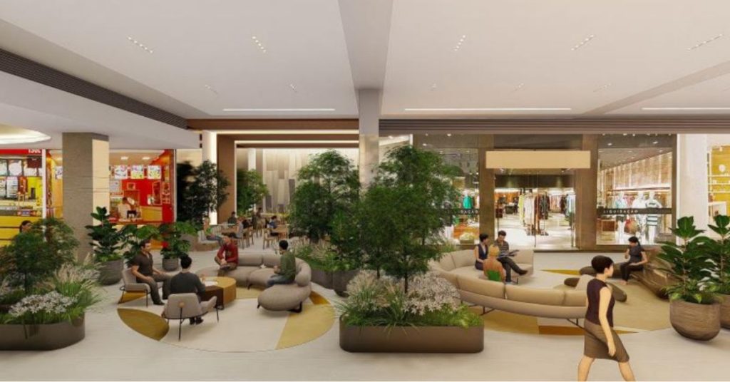 Projeto 3D da expansão do BH Shopping em Belo Horizonte, Minas Gerais.