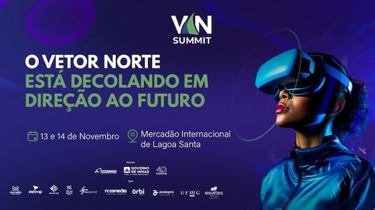 Vetor Norte Summit: evento de tecnologia e inovação prevê 3 mil pessoas em Lagoa Santa