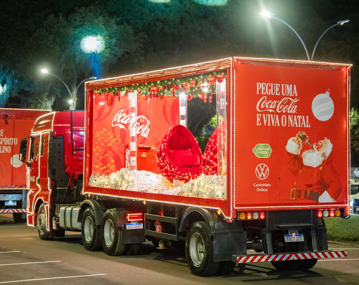 Caravana de Natal da Coca-Cola passa por oito cidades de Minas Gerais; confira datas e roteiros
