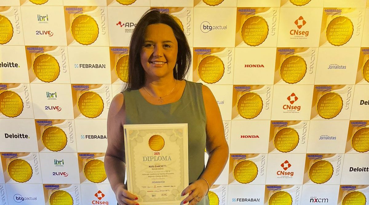 Mara Bianchetti está entre os +Admirados da Imprensa de Economia, Negócios e Finanças de 2025