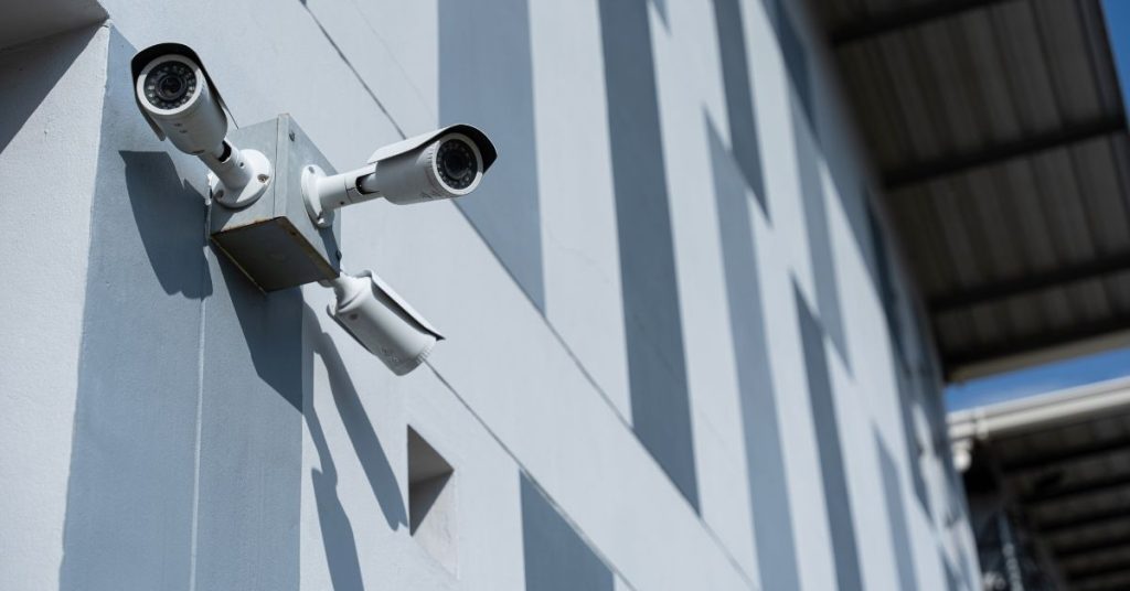 Câmera de segurança.