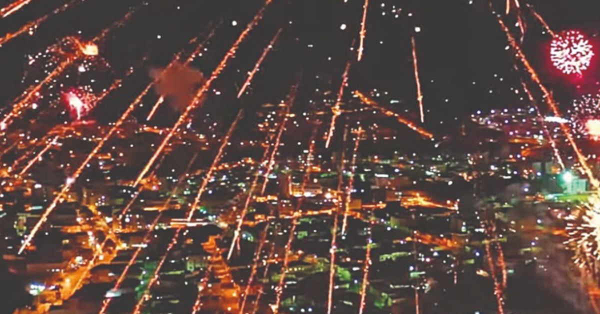 Maior queima simultânea de fogos de artifícios do País acontece nesta sexta-feira (14)