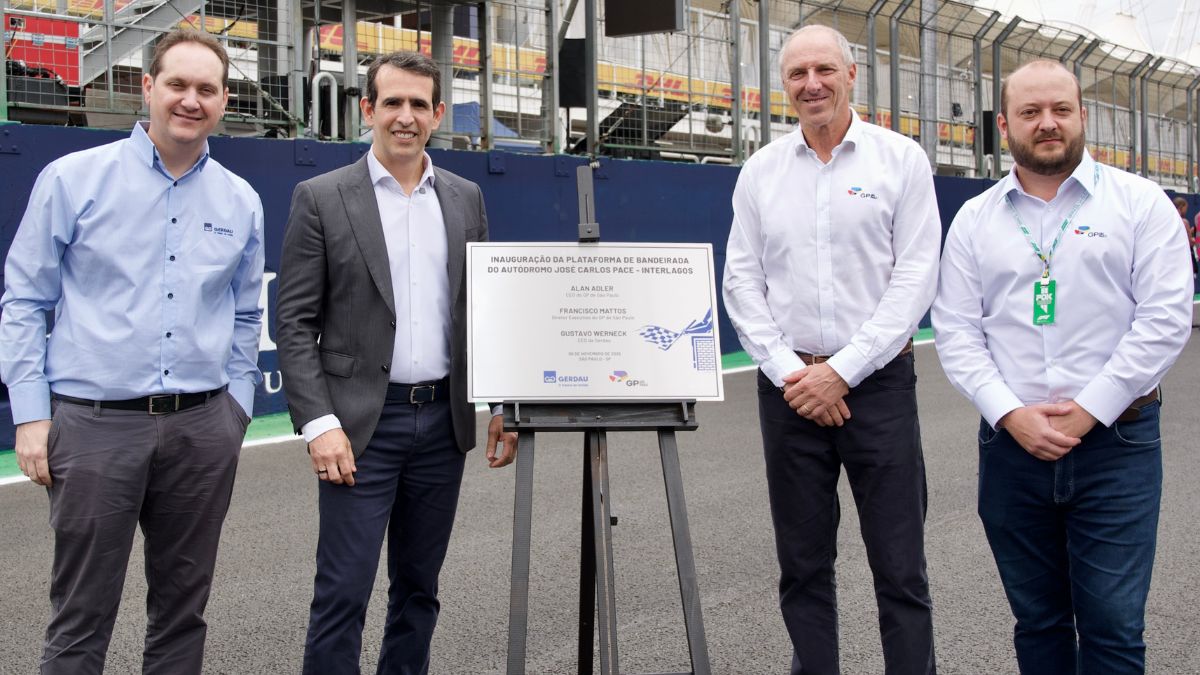 Gerdau e Grande Prêmio de São Paulo inauguram novas estruturas em aço 100% reciclável no Autódromo de Interlagos