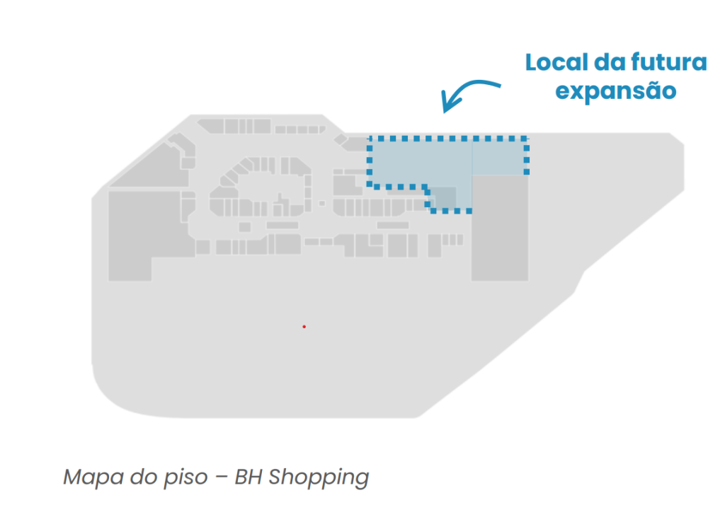 Projeto de expansão do BH Shopping em Belo Horizonte, Minas Gerais.