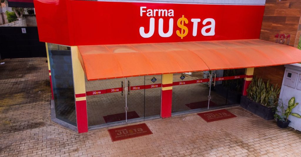 Loja da rede Farma Justa.