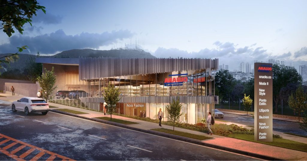 Projeto 3D do Portal Belvedere em Belo Horizonte, Minas Gerais.