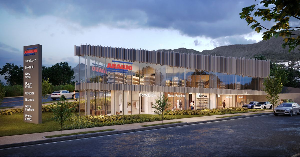 Projeto 3D do Portal Belvedere em Belo Horizonte, Minas Gerais.