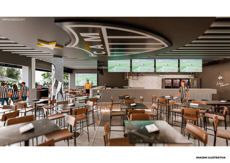 Atlético vai abrir bar temático na sede de Lourdes, em Belo Horizonte
