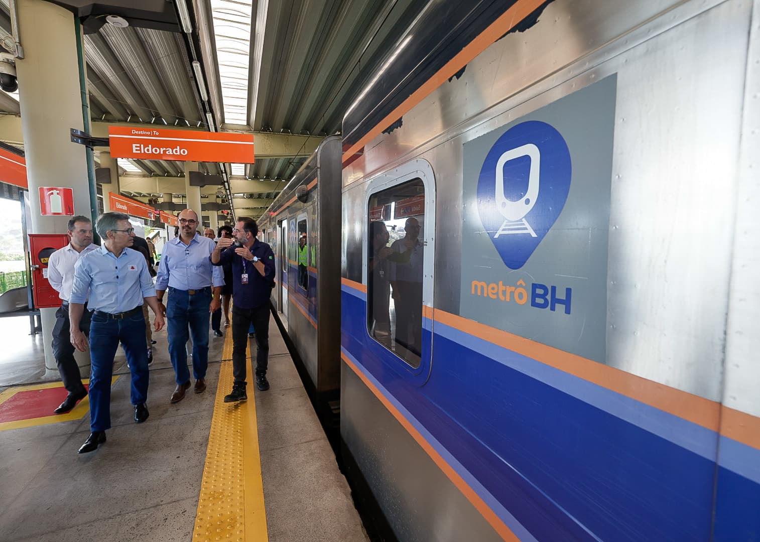Primeiro teste operacional do novo trecho do metrô de BH é realizado nesta terça-feira (13)