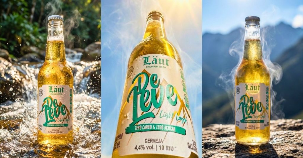 Garrafas de De Leve Long Neck.