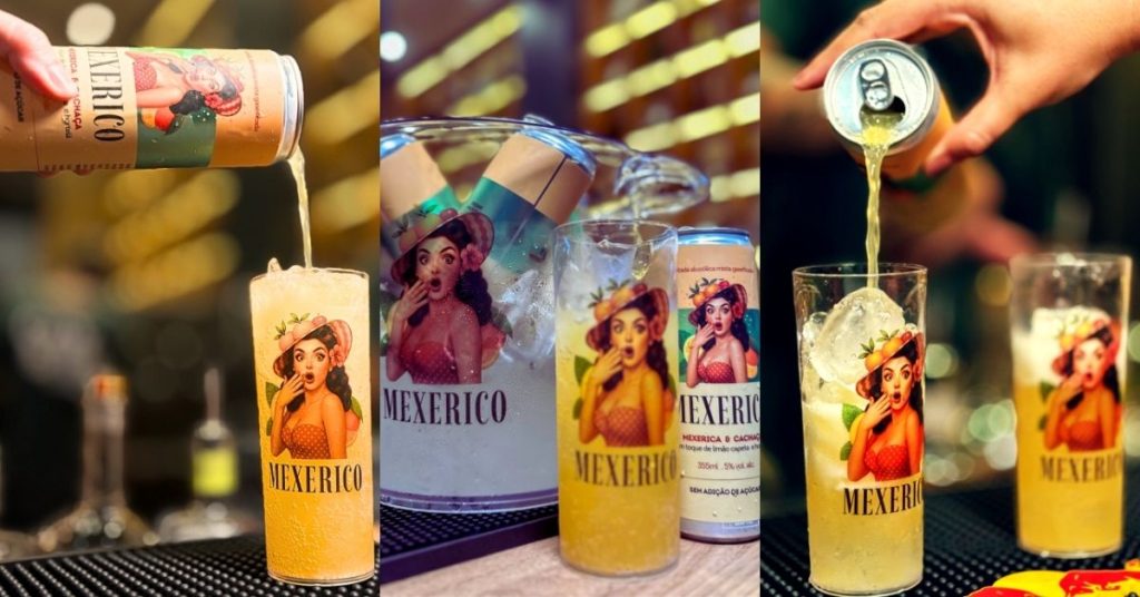 Bebidas RTDs da mineira Mexerico.