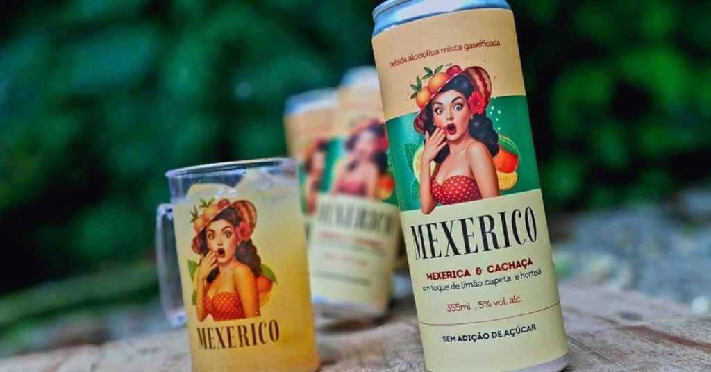 Bebidas RTDs da mineira Mexerico.