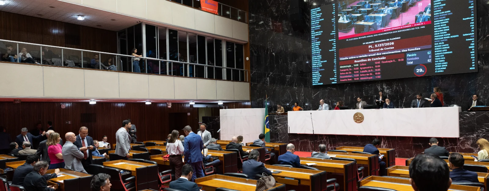 ALMG aprova reajustes de servidores de diferentes Poderes em primeiro turno