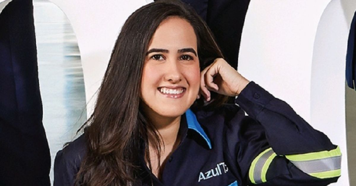 Única mulher na função, Bárbara Yulli treina mecânicos na Azul