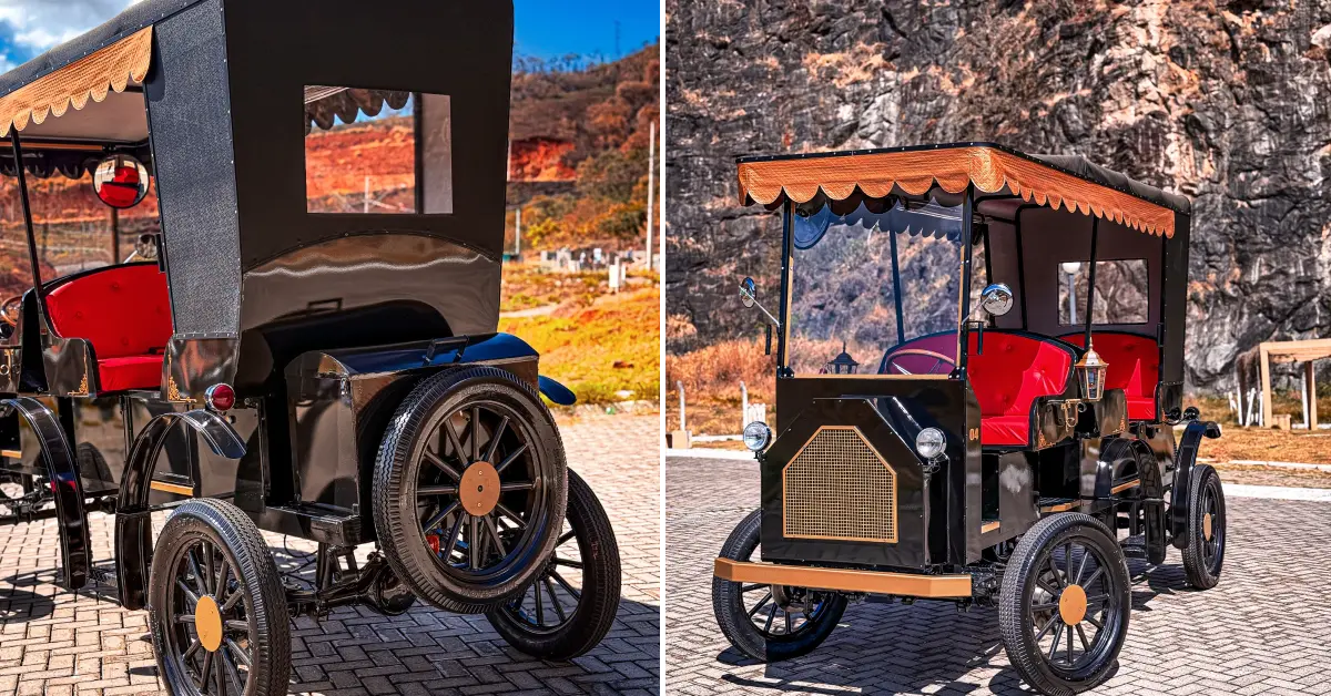 Charretes elétricas começam a circular em Tiradentes em substituição aos cavalos