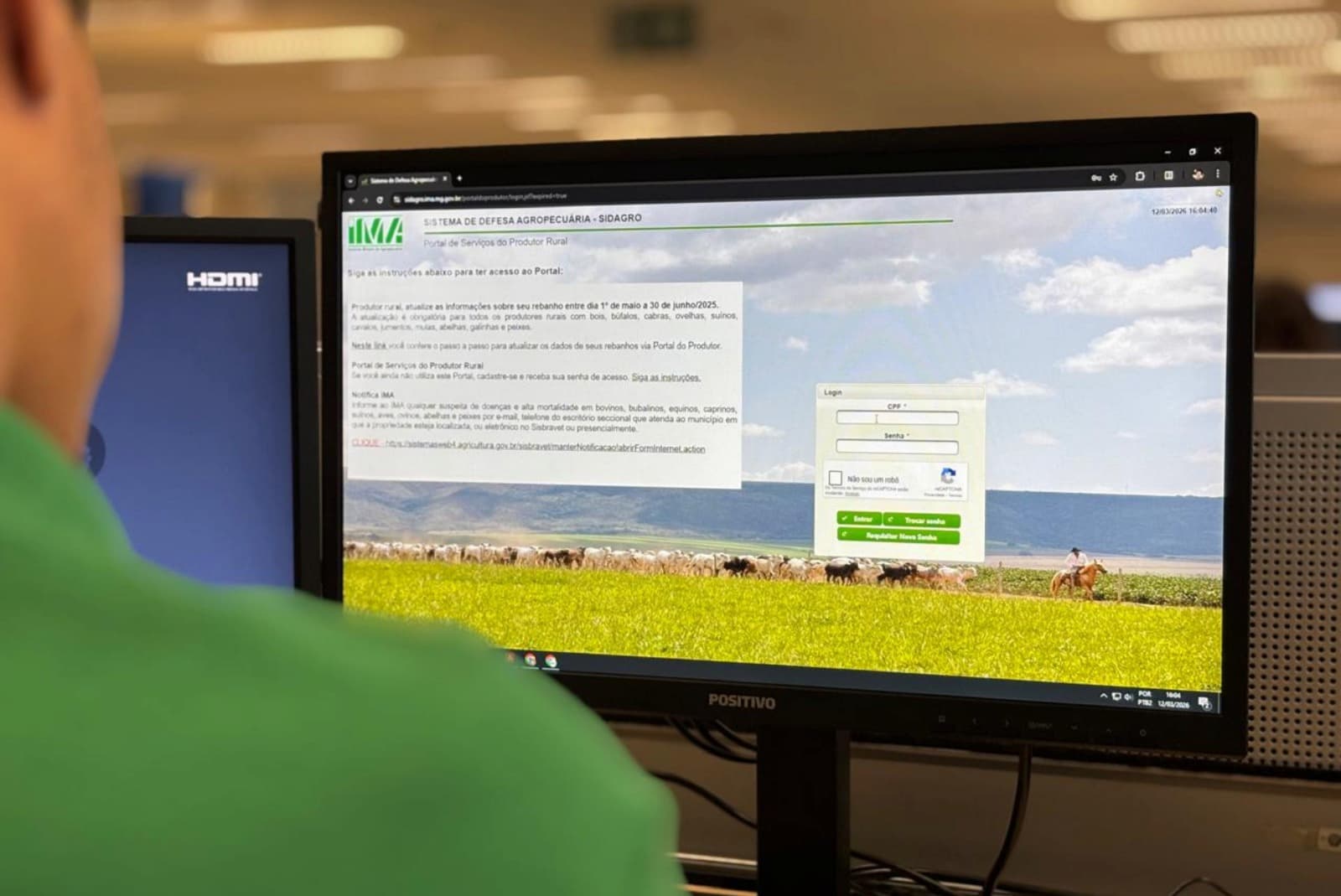 Produtores rurais de Minas Gerais podem emitir documentos sanitários e acessar serviços sem sair de casa
