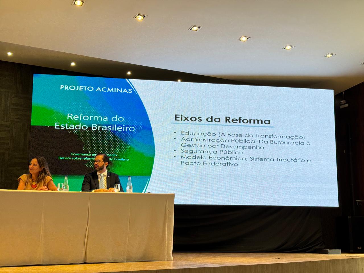 ACMinas propõe reformas para destravar crescimento do Brasil