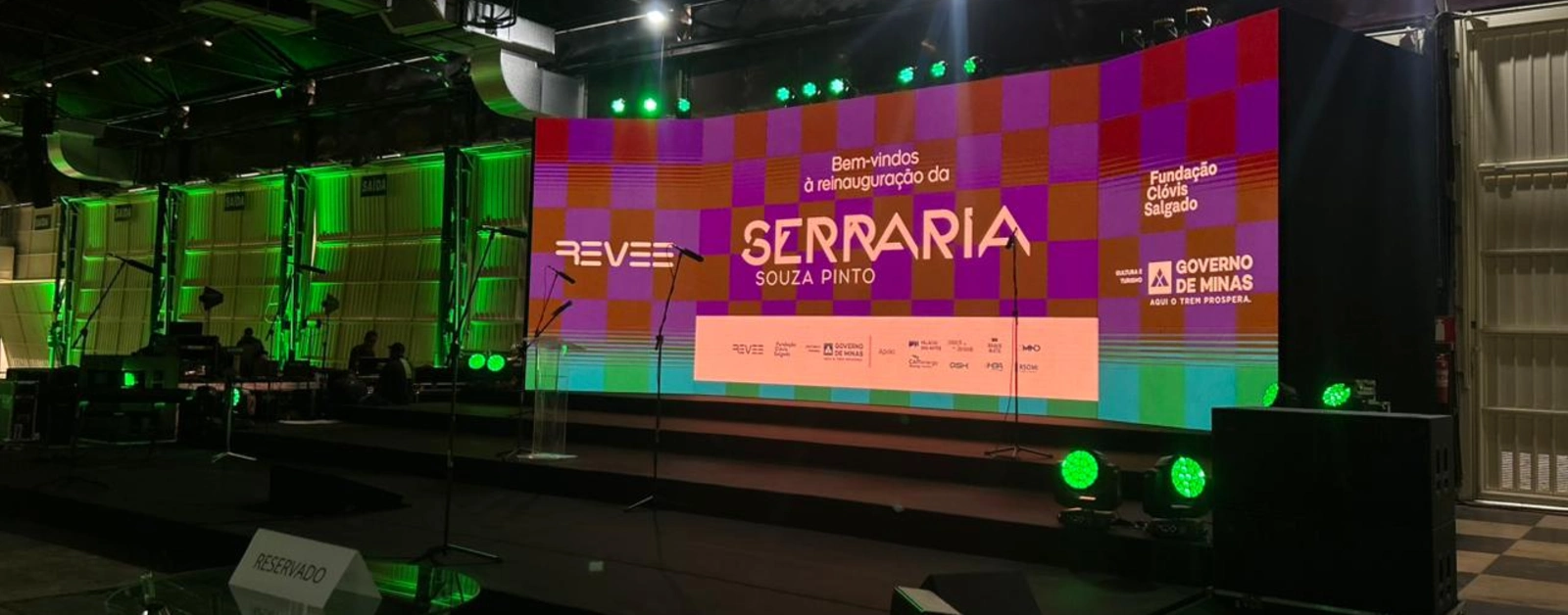 Reinauguração da Serraria Souza Pinto