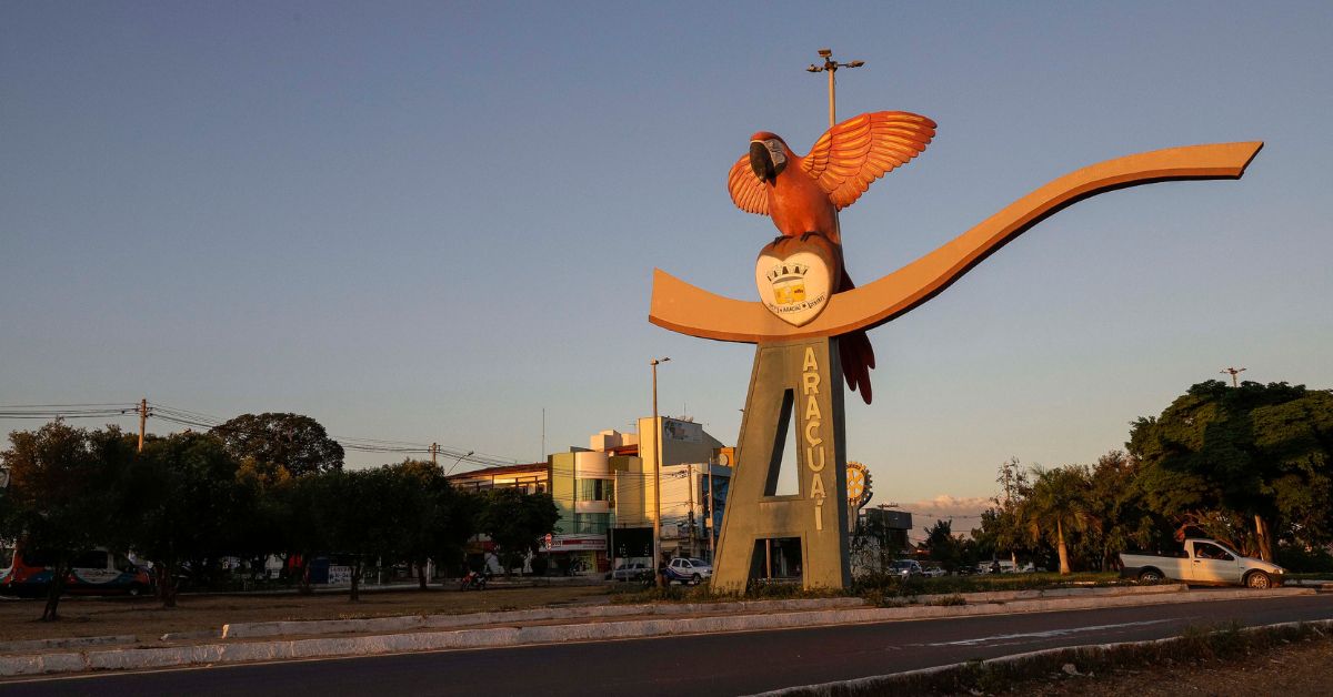 Cidade de Araçuaí, Minas Gerais.