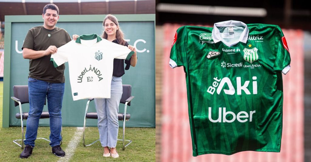 Camisas do Uberlândia Esporte Clube.