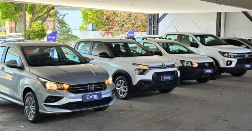 Frota do Grupo Emtel.