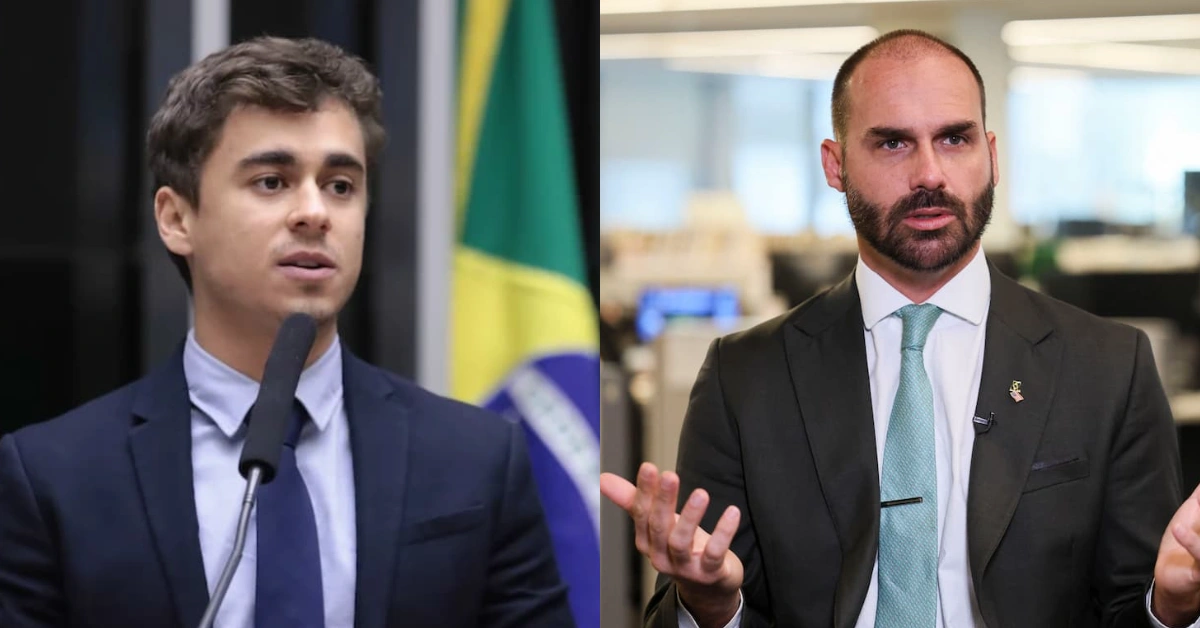 Nikolas x Eduardo: presidente do PL pede fim de brigas da direita nas redes sociais