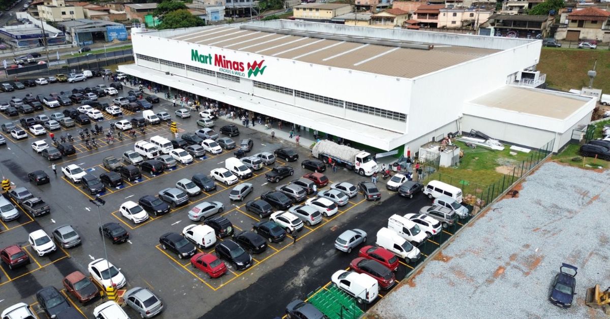 Loja da rede de atacarejo Mart Minas.