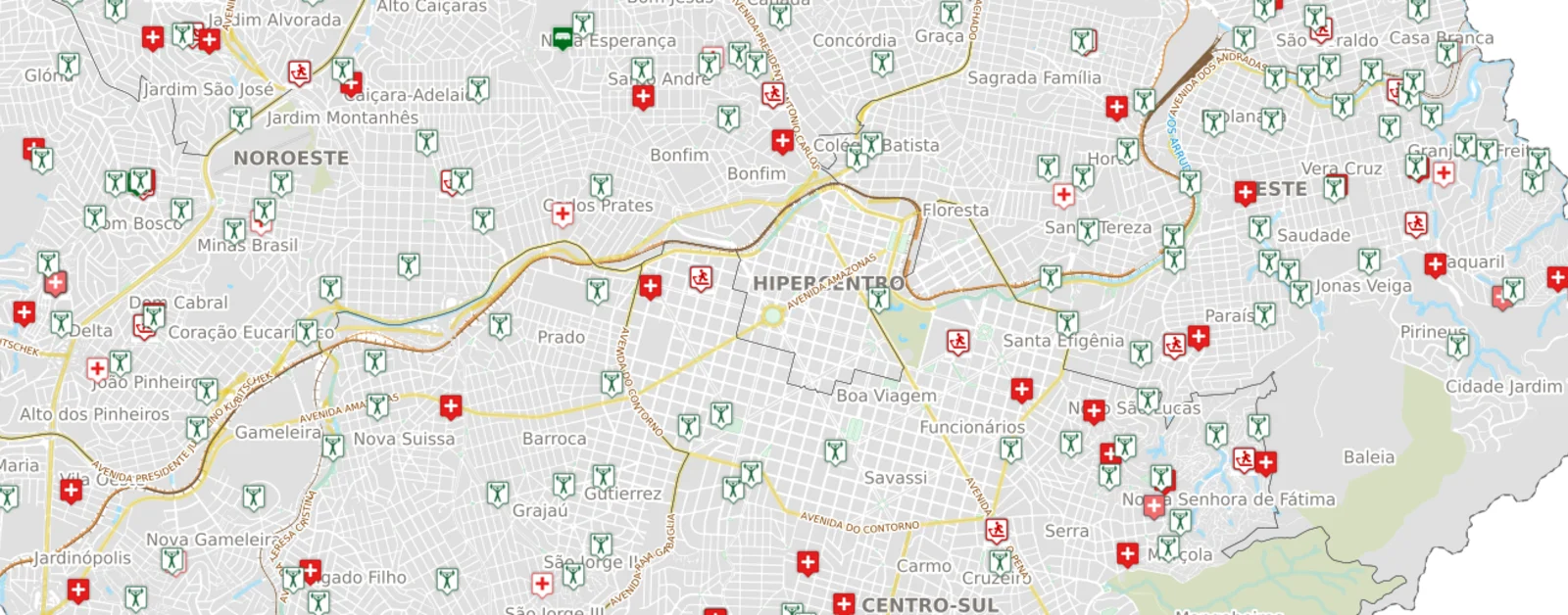 Prefeitura de BH lança plataforma que ajuda a localizar equipamentos e serviços públicos
