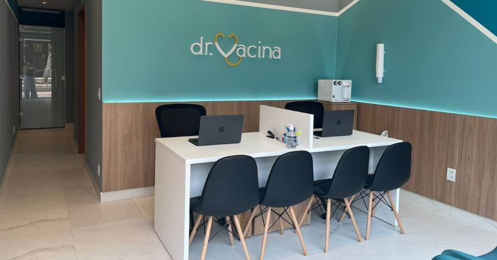 Clínica de vacinação da Dr. Vacina.