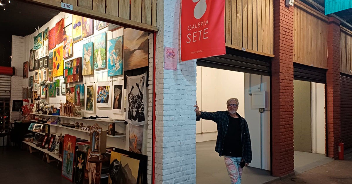 Galeria Sete transforma arte independente em experiência cultural no Mercado Novo