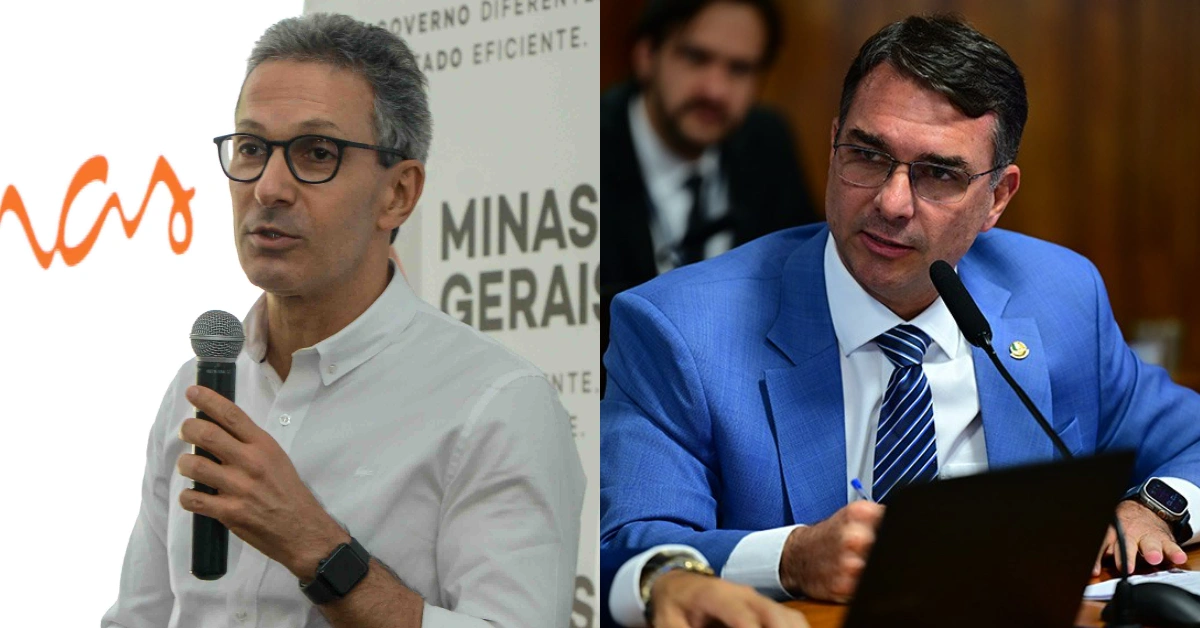 Zema diz que crítica a Flávio por áudio com Vorcaro é página virada e que não houve ruptura
