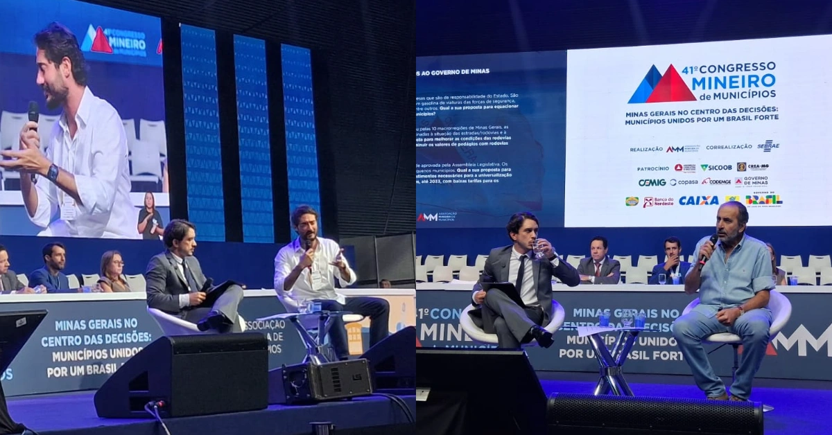 Congresso da AMM: Kalil e Gabriel Azevedo apresentam críticas e propostas para gestão de MG