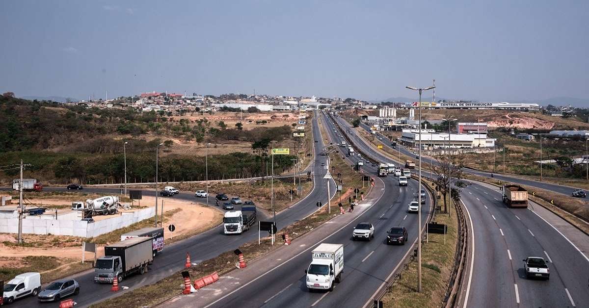 Trecho da BR-040 entre o Anel Rodoviário e a Ceasa ganhará novas faixas e vias marginais em 2027