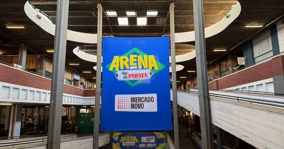 Mercado Novo lança arena da Copa com telões, concurso gastronômico e atrações culturais