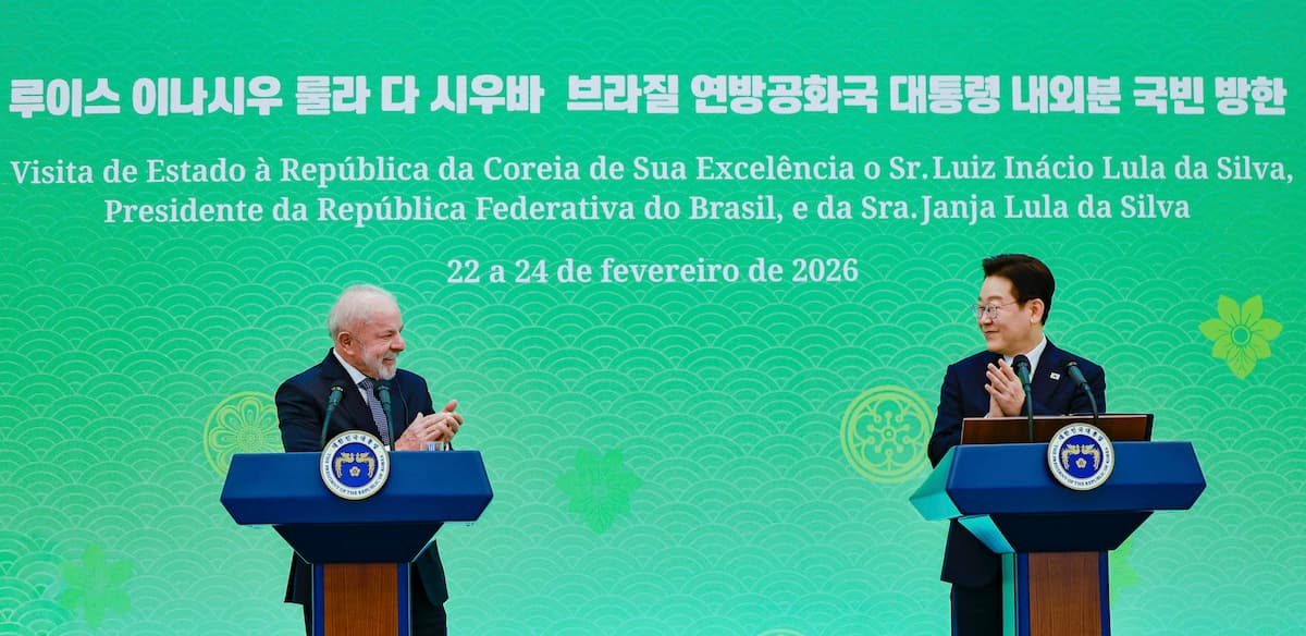 Presidente da Coreia do Sul faz visita ao Brasil para ampliar parceria estratégica