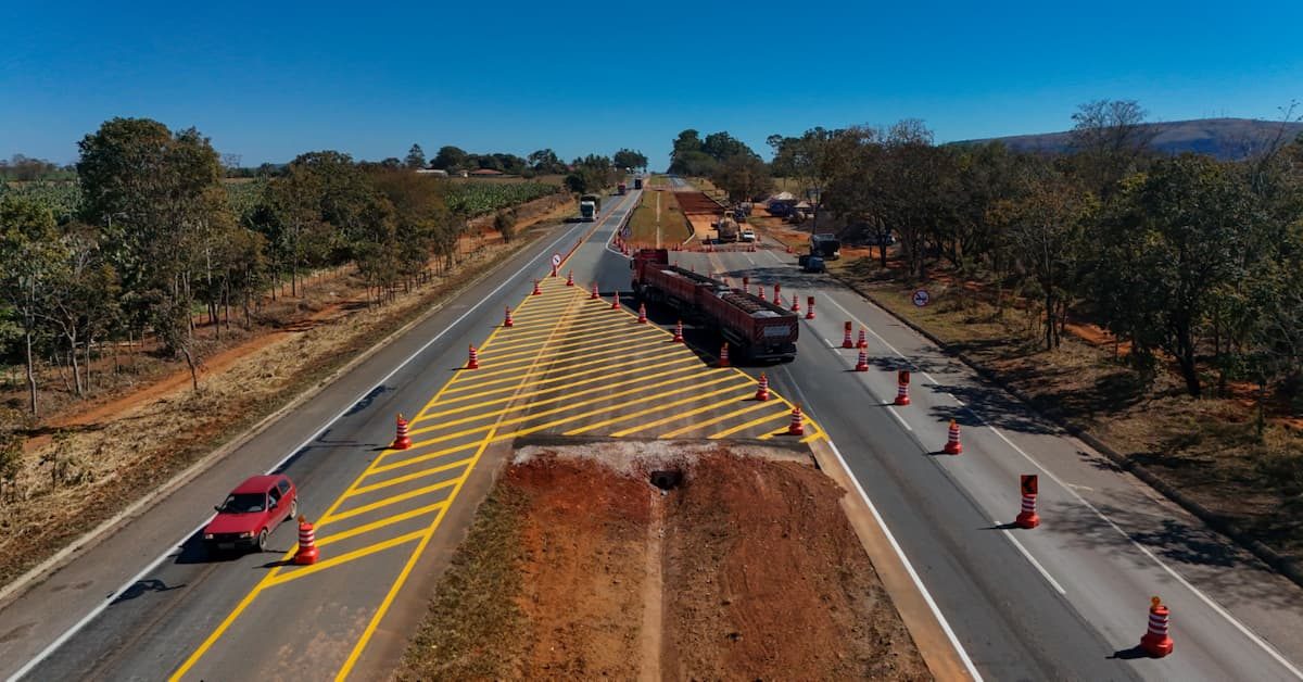 Desvio temporário em Paraopeba (MG)