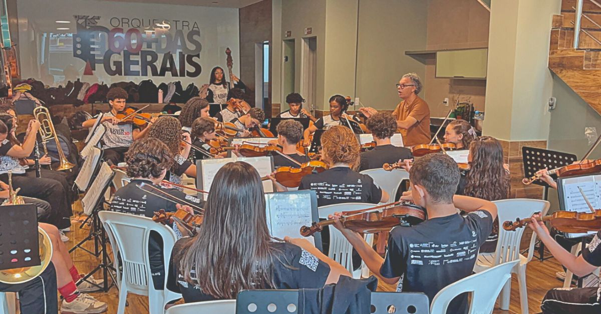 Projeto social de Contagem leva Orquestra Jovem das Gerais em turnê pelo Reino Unido