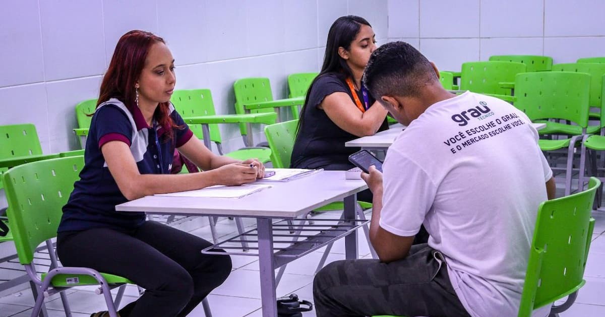 Feira de Empregabilidade do Grau Técnico oferece 200 vagas; confira