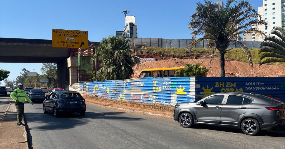 Obras do Trevo do Belvedere em BH