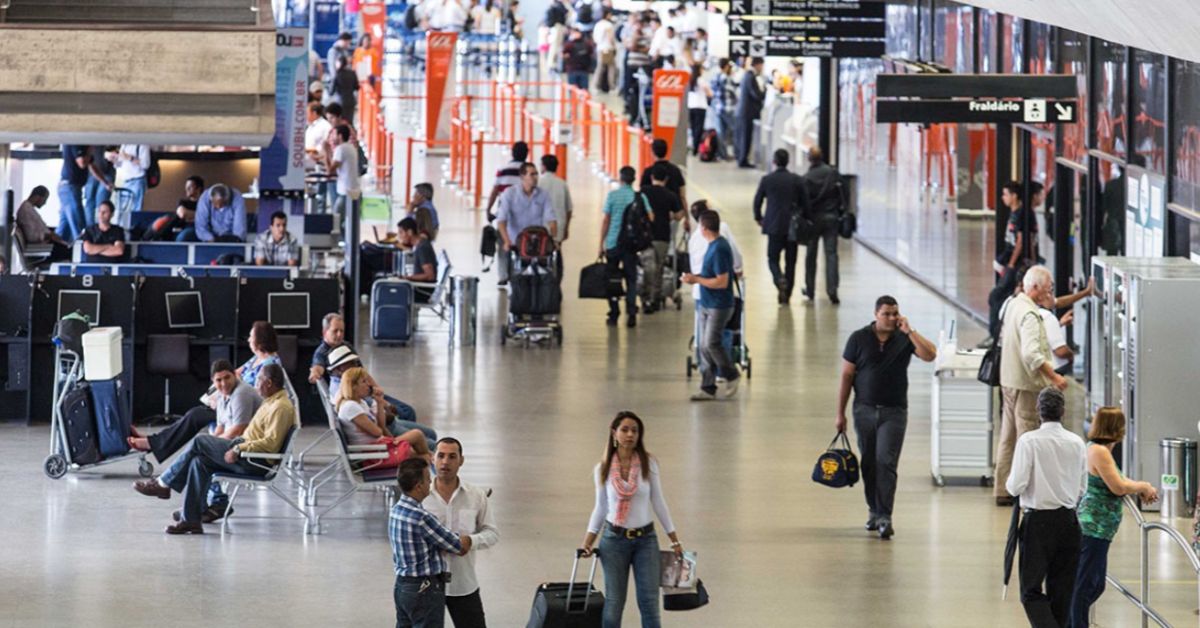 Setor aéreo cresce 9,7% em Minas nas férias de julho, mas fica abaixo de 2025