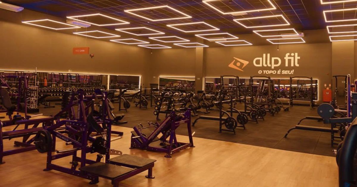Academia da rede Allp Fit.