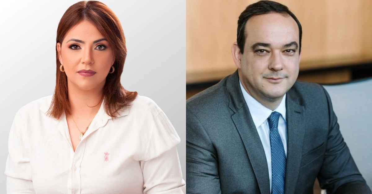 Ellen Miziara (PL) e Flávio Roscoe.