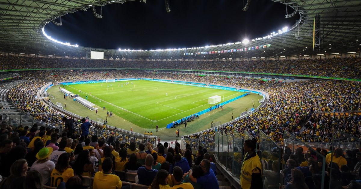 Jogo Brasil x Austrália, pelos Jogos Olímpicos de 2016 no Mineirão em Belo Horizonte, Minas Gerais.