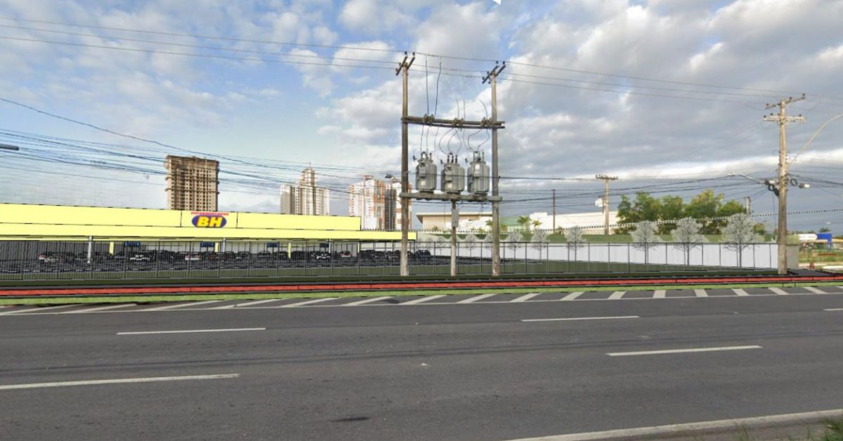 Projeto do mall com Supermercados BH em Vila Velha (ES).